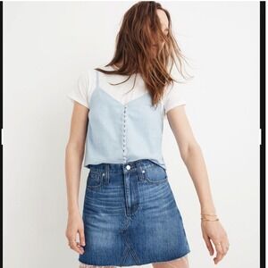 Madewell Rigid Denim A-Line Skirt -‎ Size 26